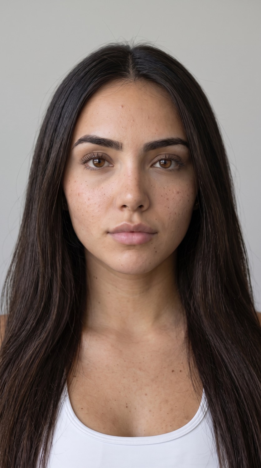 Portrait de référence du mannequin